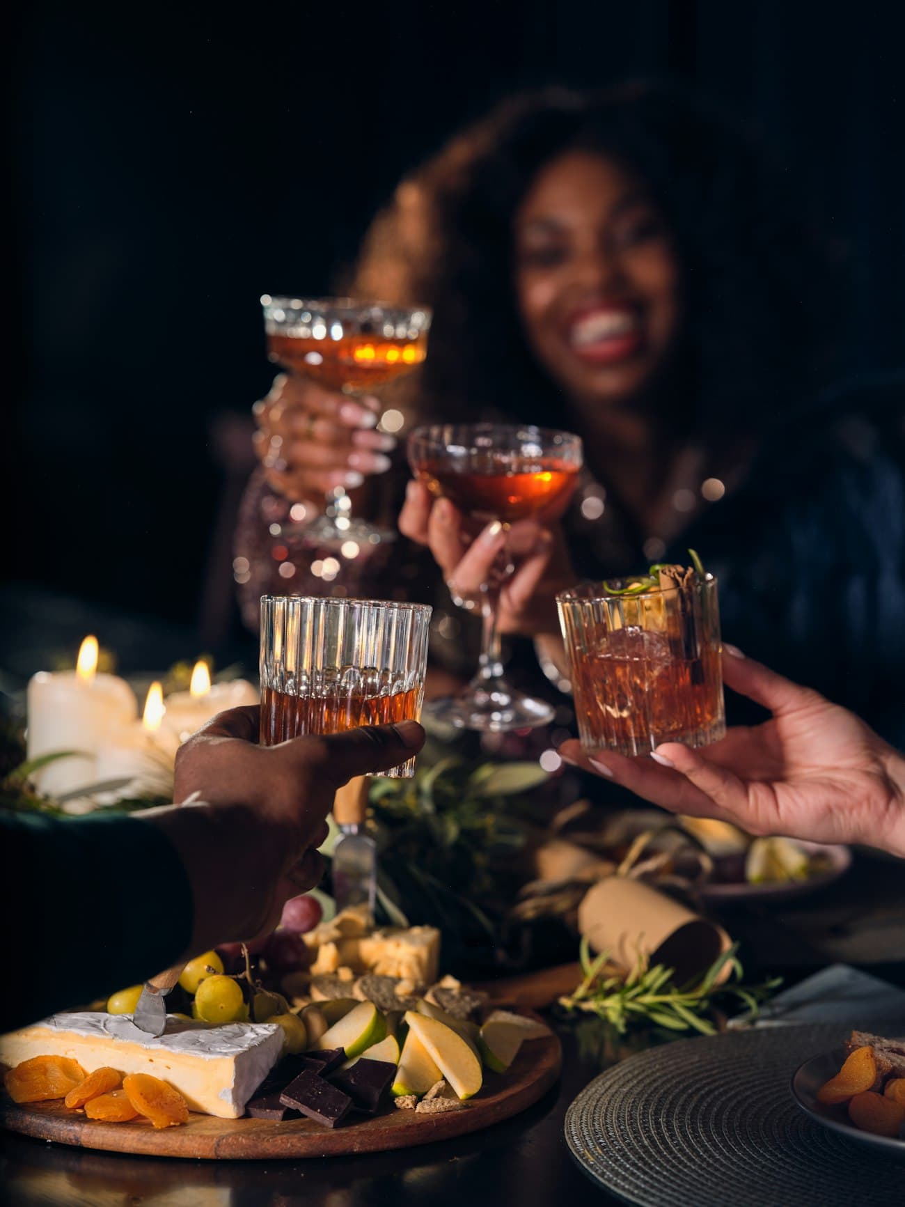 A toast among friends
